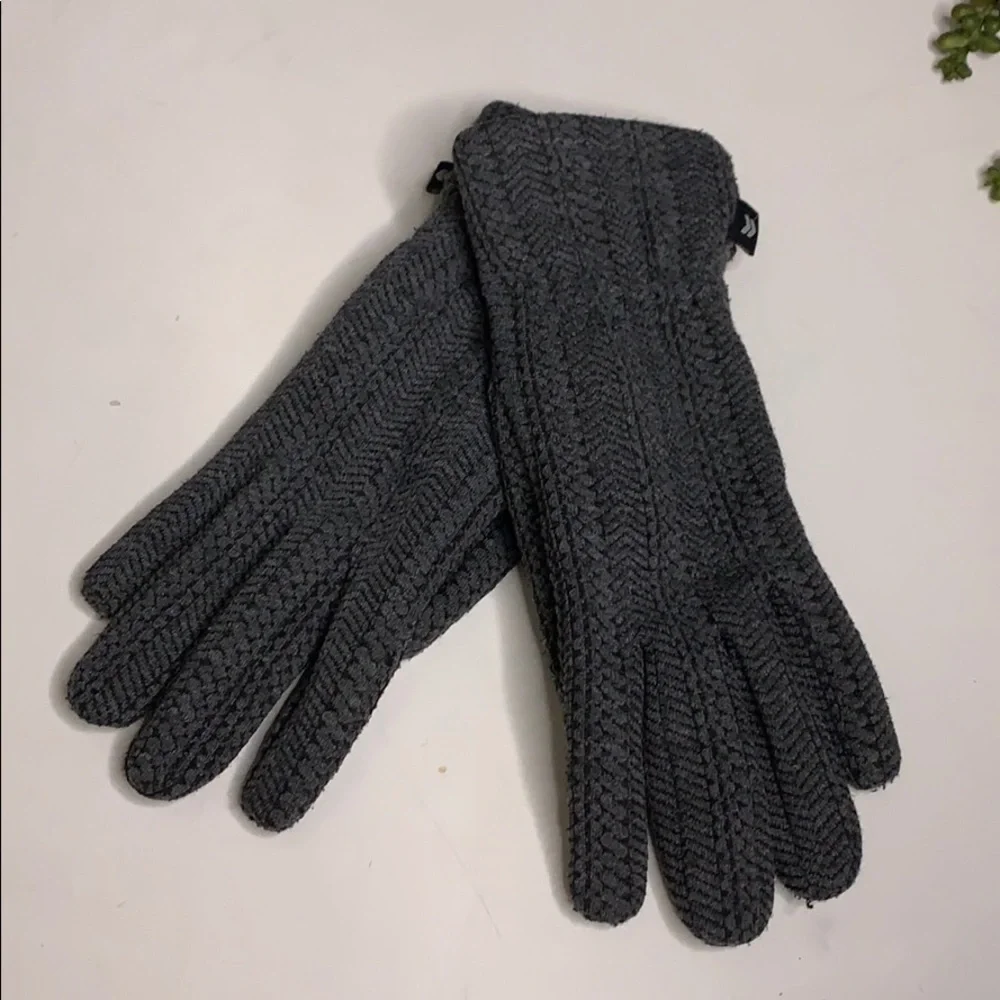 Charcoal Grey Sweater Knit Women’s S/M gloves women’s winter accessory
